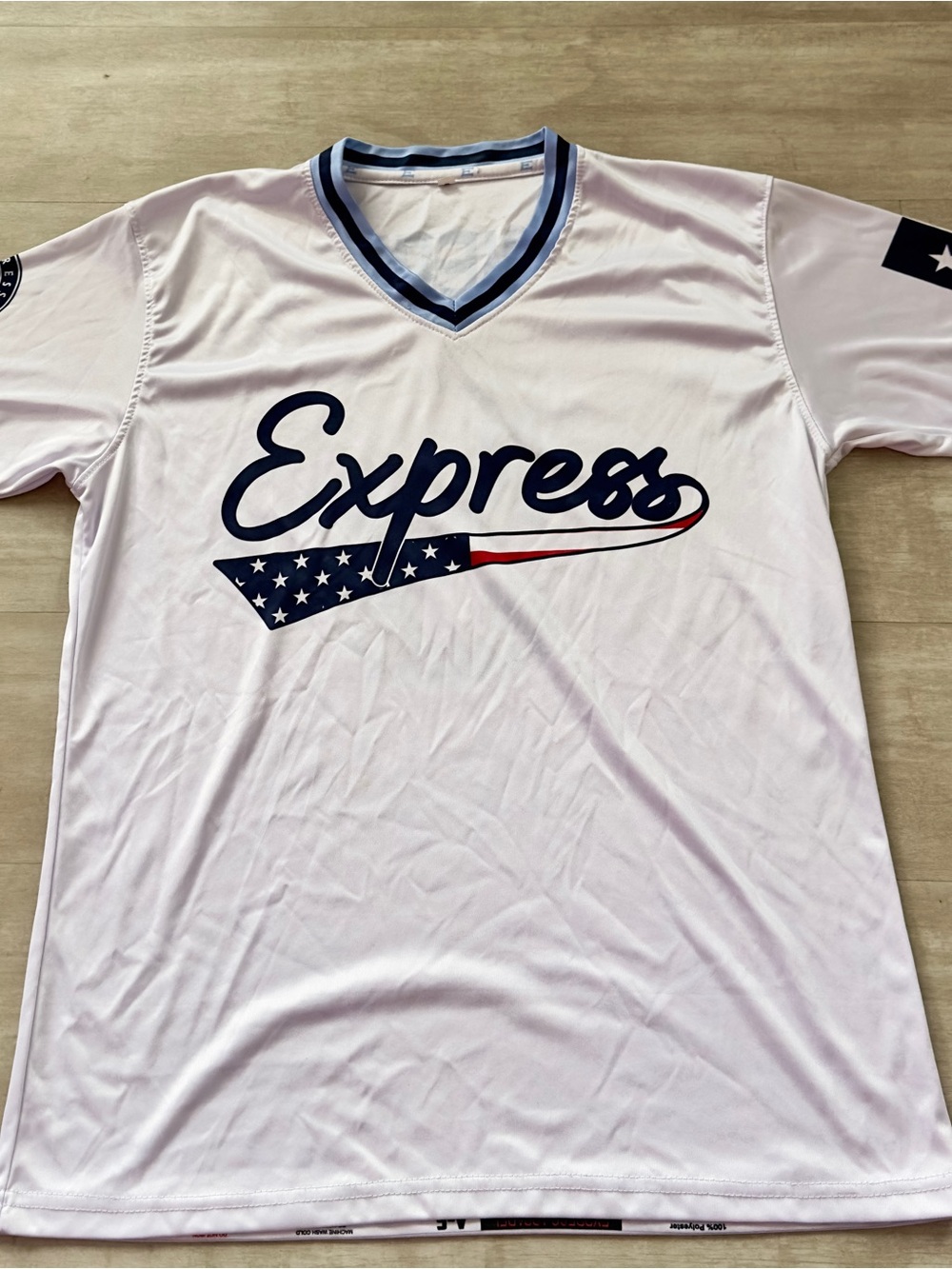 Round Rock Express Baseball Jersey White #5 Howerton Men’s Size M/L Texas MiLB